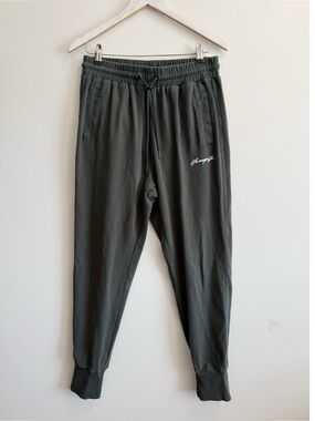 YOUNGLA Green Sweatpants Women’s L Large Jogger Young LA
